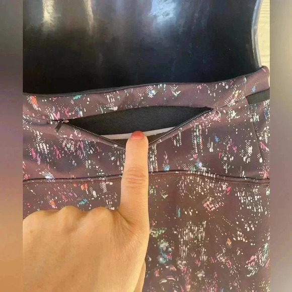 Athleta Skort Womens small Purple Mulit Match Point Mini Grip Leg Openings Tenni - Picture 6 of 10